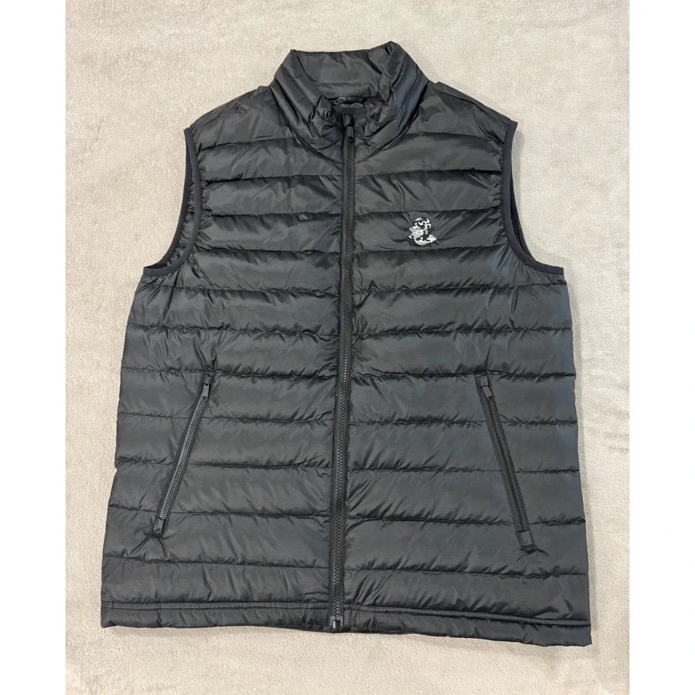 Quince Black Goose Down Puffer Vest Unisex Large Lightweight Quilted Gorpcore